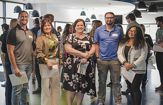 New Hire Meet & Greet Candid Photo